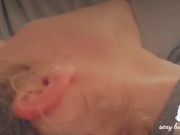 MILF fucks herself face closeup 10/16