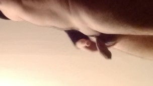 Uncut Soft penis masturbation