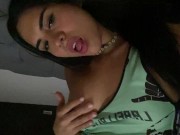 my stepsister records herself in my room for her boyfriend 12/16