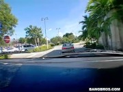 BANGBROS - Jimmy Deen Celebrating Halloween On The Bang Bus With Ebony Pedestrian Jade Skye 1/16