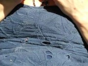 Smoking in public, while rolling blunt. 15/16