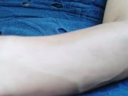 Smoking in public, while rolling blunt. 5/16