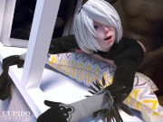 [Blacked] 2B Fuck on the window [Grand Cupido]( Nier Automata ) 16/16
