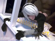 [Blacked] 2B Fuck on the window [Grand Cupido]( Nier Automata ) 2/16