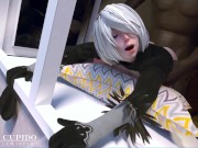 [Blacked] 2B Fuck on the window [Grand Cupido]( Nier Automata ) 6/16