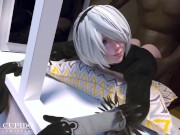 [Blacked] 2B Fuck on the window [Grand Cupido]( Nier Automata ) 8/16