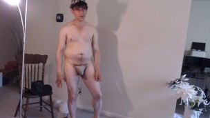 Military Maolo is Spied on Exercising Naked! & Hard!