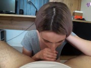 Cute girl sucks guy's cock and rides him - Bellamurr 13/16