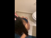 Friend POV sloppy blowjob during a party 11/16
