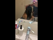 Friend POV sloppy blowjob during a party 12/16