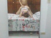 My stepson lifts my dress and sticks his cock in me 7/16