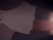 women in Christmas present gives blowjob 10/16