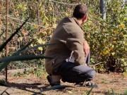 Autumn in the garden. Sunny day 7/16