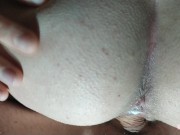 Swollen wet pussy and a big hard dick close-up fuck. My girlfriend is a fitness model