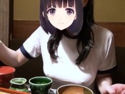 【Ｉカップ変態女子大生とうふ】ブルマに体操着で突入！その後居酒屋でブルマも体操着も脱いで食事中してたら店員が・・・❗❓ 11/16