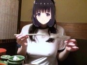 【Ｉカップ変態女子大生とうふ】ブルマに体操着で突入！その後居酒屋でブルマも体操着も脱いで食事中してたら店員が・・・❗❓ 6/16