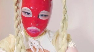 SISSY LATEXDOLL MASTURBATION # 2