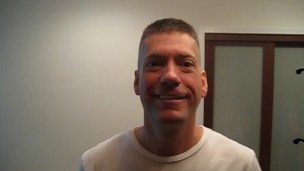 Back from the barbershop, checking out my new high and tight - from 2013