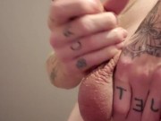 Stroking my thick cock- Preston Flowers 6/16