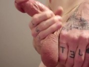 Stroking my thick cock- Preston Flowers 8/16