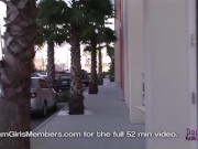 Petite Brunette Gets Naked In Risky Spots Around Tampa 1/16