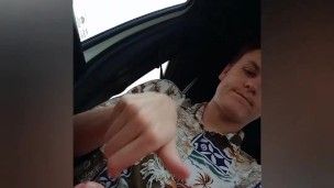 Wanking in car almost got caught - mickyyxofficial 