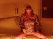 WOWGIRLS Magnificent model Freya Mayer taking off her clothes and playing with her perfect tits and pussy 3/16