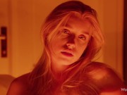 WOWGIRLS Magnificent model Freya Mayer taking off her clothes and playing with her perfect tits and pussy 5/16