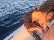 Sunset Love on the boat, Loving couple Naemyia 3/16