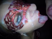 SQUIRT ZICH HELEMAAL LEEG TERWIJL ZE IN HAAR KONT WORD GENEUKT 15/16