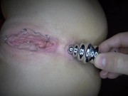 SQUIRT ZICH HELEMAAL LEEG TERWIJL ZE IN HAAR KONT WORD GENEUKT 7/16