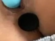 Milfs first time With butt plug in dildo 11/16