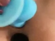 Milfs first time With butt plug in dildo 7/16