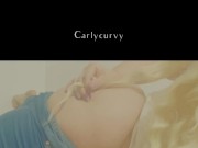 Tits coming out of my top and butt coming out of my jeans! Rubbing on my body!  15/16