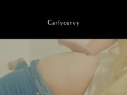 Tits coming out of my top and butt coming out of my jeans! Rubbing on my body!  16/16