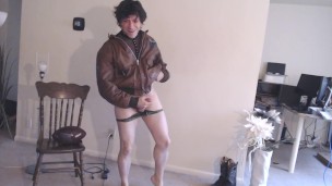 Horny Football Quarterback Maolo Jerks & Cums!!!