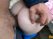 cute schoolgirl after school has sex in an abandoned building and gets a cum on face 9/16