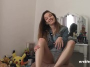 Cute Babe Plays with Herself 4/16