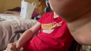Wanking to pornhub video