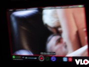 Slender Beauty Emma Hix Spread Her Tight Pussy For Huge Cock BTS 11/16