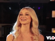 Slender Beauty Emma Hix Spread Her Tight Pussy For Huge Cock BTS 9/16