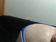 POV.Anal vegetarian. Fucked her husband with 2 hands and a huge zucchini in the ass. 14/16