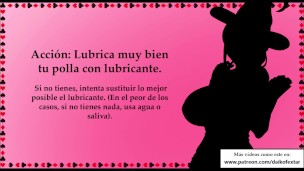 JOI Especial halloween. Te ordeñan 6 veces como esclavo sexual. JOI completo y español.