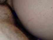 Sexy pregnant BBW wife creampied by hubby's friend with butt plug in 11/16