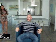Cheating Mature Slut Sucks And Fucks Her Handsome Step Nephew In Front Of Her Husband 11/16