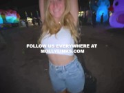 Trick or Treater Fucks Neighbor Girl Next Door - Molly Pills - POV 4K 16/16