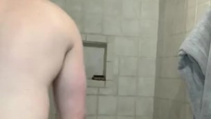 Using my toy and hand until I cum all over myself