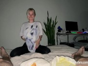 Another night with BFF ends in slobbering Blowjob and Cum in mouth 1/16