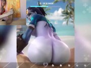 EGIRL HANDJOB TO COCK HERO OVERWATCH 10/16
