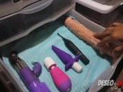 La encontre viendo mis videos, la deje jugar sola con algunos juguetes